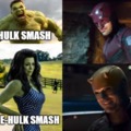 She-Hulk smash Daredevil