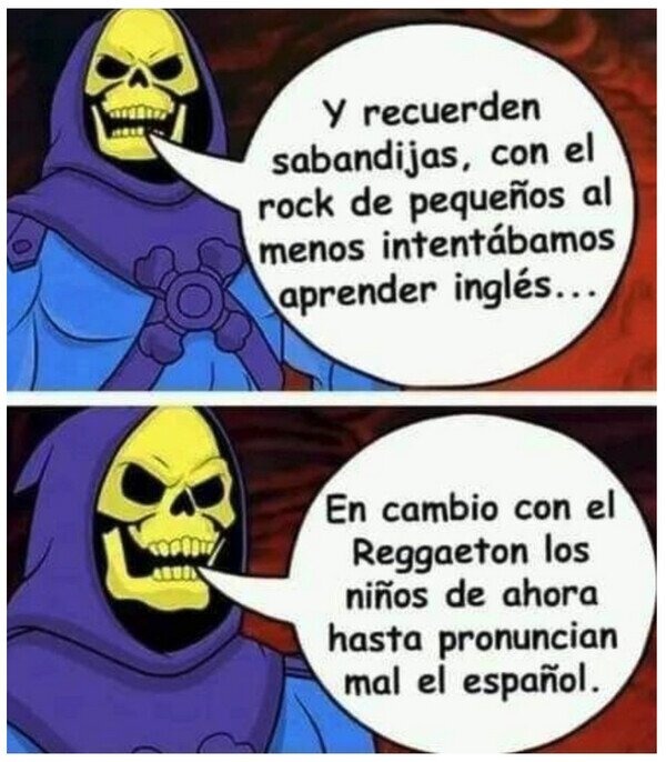 Rock vs Reggaeton - meme