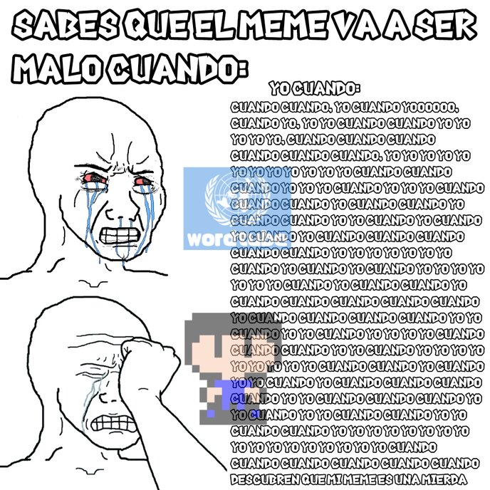Tanta trabalengua no lo hace un buen meme