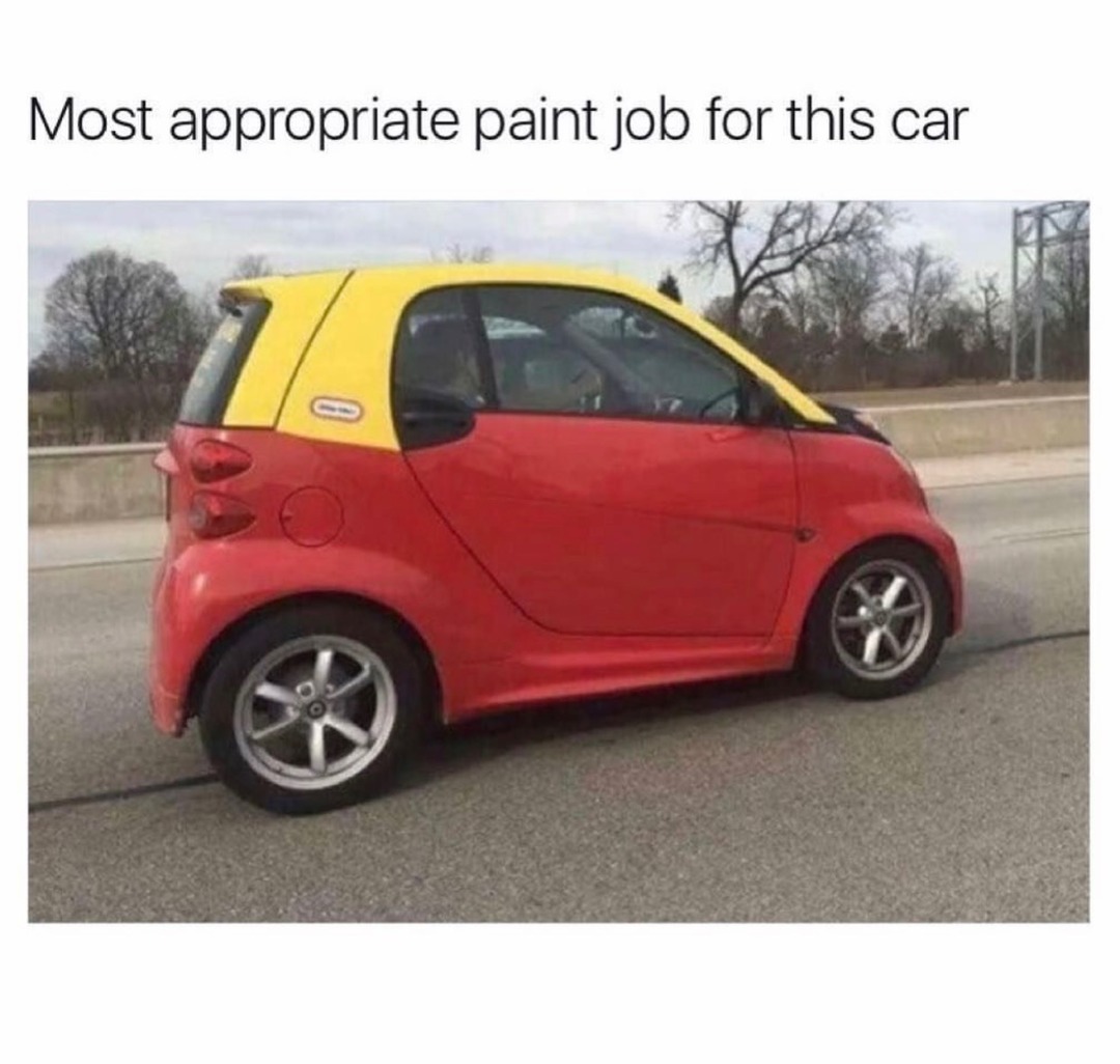 Toy car painting - meme