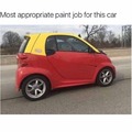Toy car painting