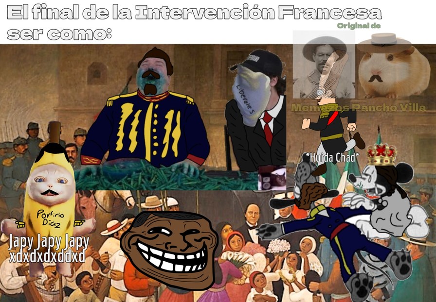 Acabo muy mal para Maximiliano y los conservadores - meme