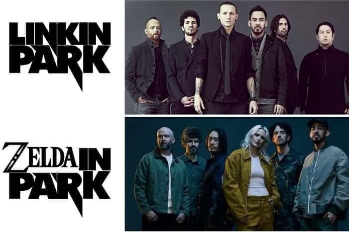 Linkin Park v Zelda in Park - meme