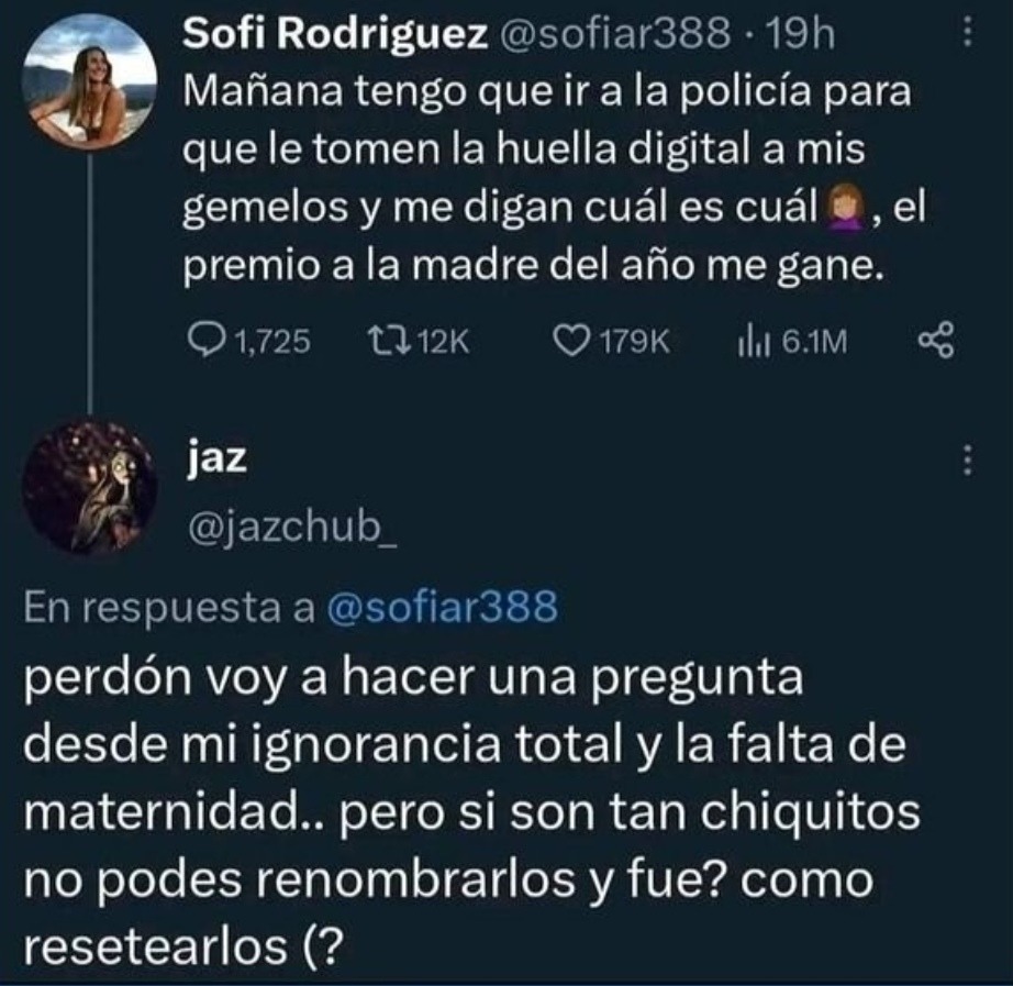 Reseteando gemelos porque olvidé cuál es cuál - meme