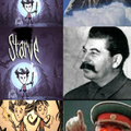 Starve for the all-mighty god, Granddaddy Stalin.