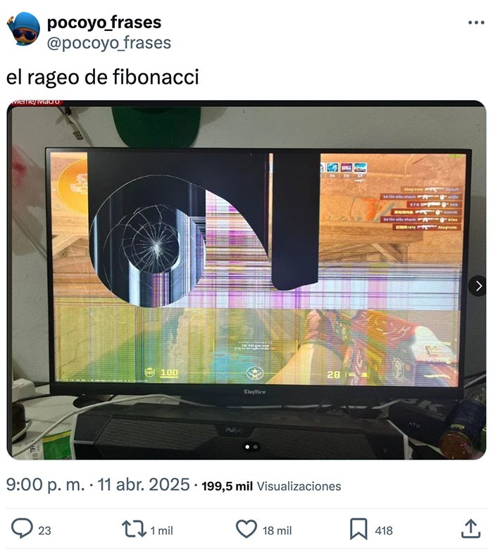 Rageo de fibonacci - meme
