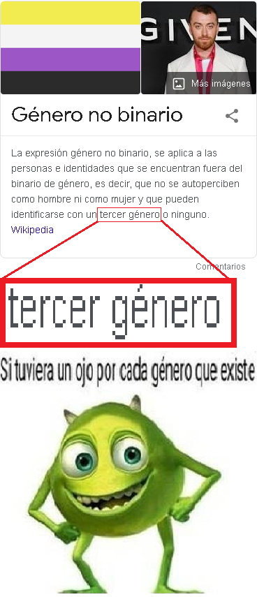GENERO NO BNARIO - meme
