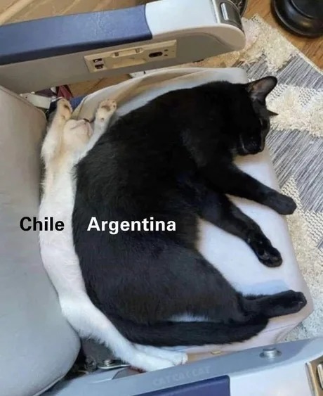 Chile and Argentina - meme