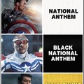 Black National anthem meme