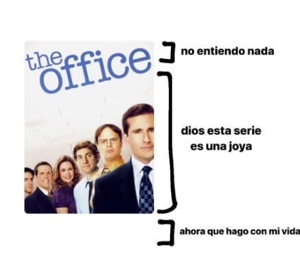 Viendo the office - meme