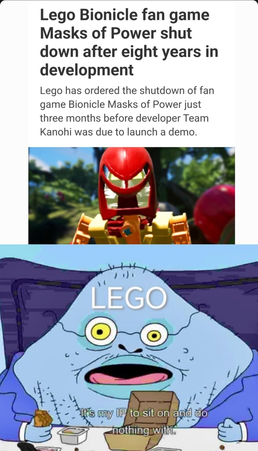 LEGO nuked an 8-year fan project right before demo drop - meme