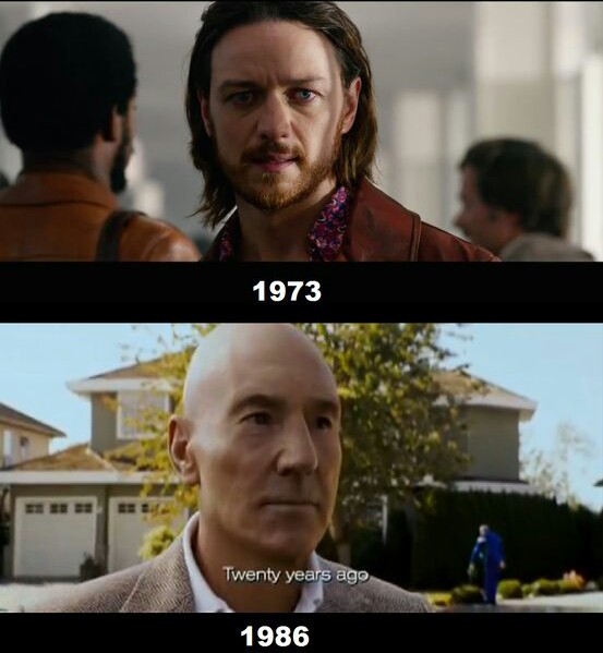 Those 13 years really took a toll on Professor X - meme