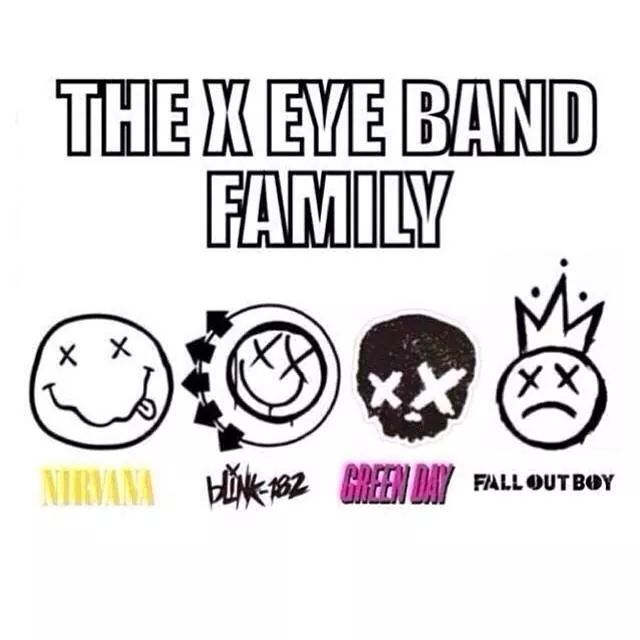 La famille des band aux yeux en X - meme