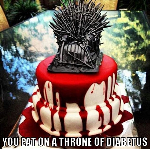 cake of thrones. - meme