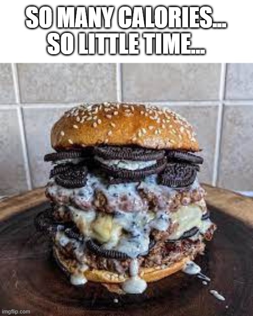 Cursed burger - meme
