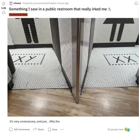 Public restrooms - meme