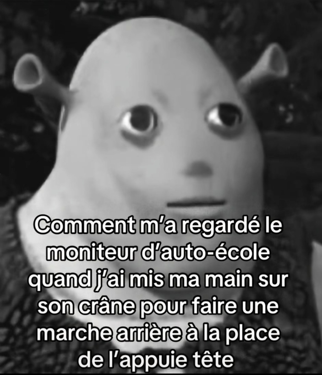 Le regard du moniteur quand j’ai touché sa hanche par accident - meme