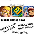 mobile games then vs now
