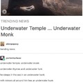 Trending news: Underwater temple
