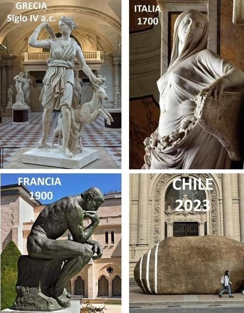 Esculturas de Chile - meme