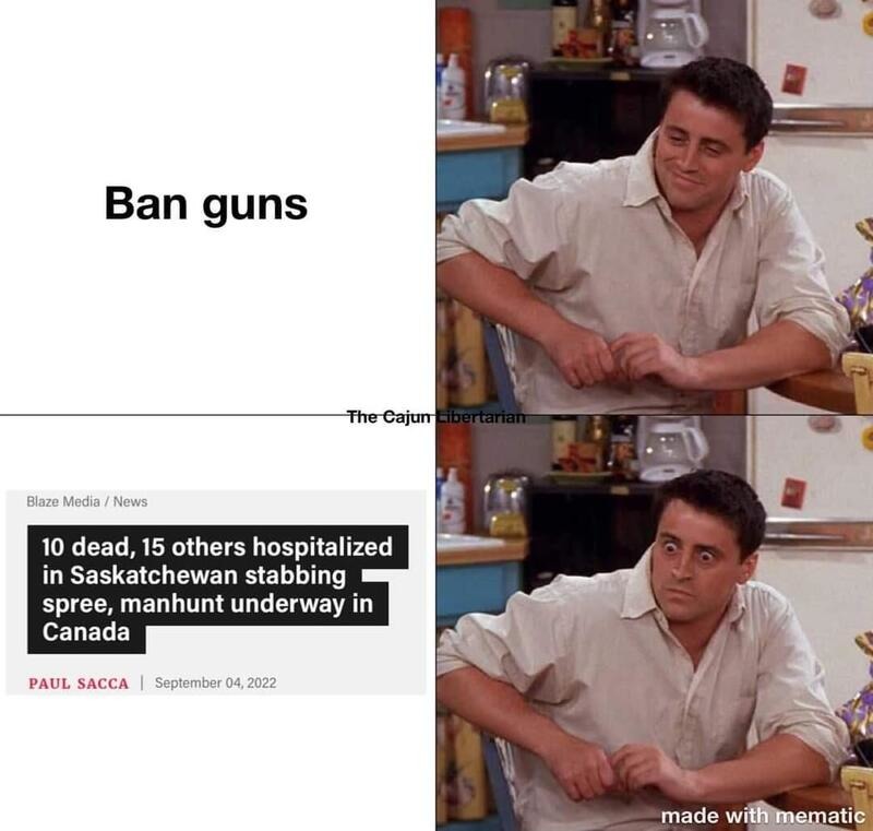 Ban knives - meme