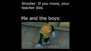 Dead teacher - meme