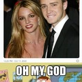 Justin Timberlake and Britney Spears abortion meme