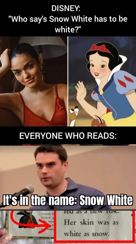Snow White remake meme