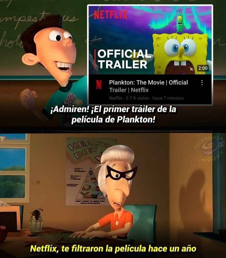 Aunque le hayan filtrado, hay que decir que la peli si está buena che :v - meme