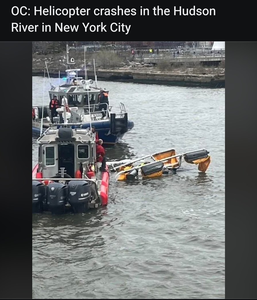 Helicopter crash in NYC just dropped like a Fortnite supply crate - meme
