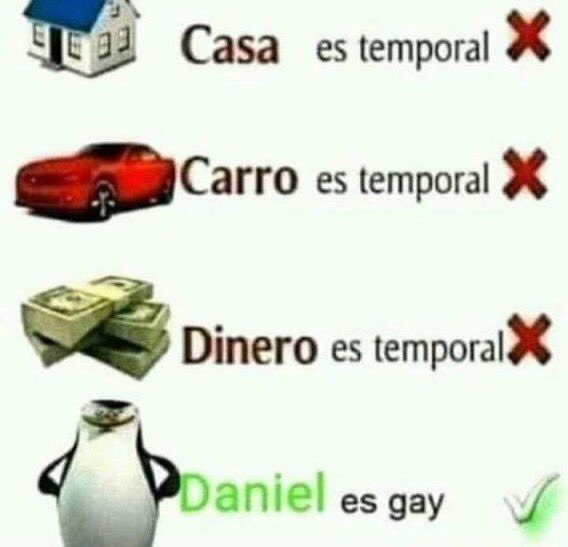 Daniel és Gay - meme