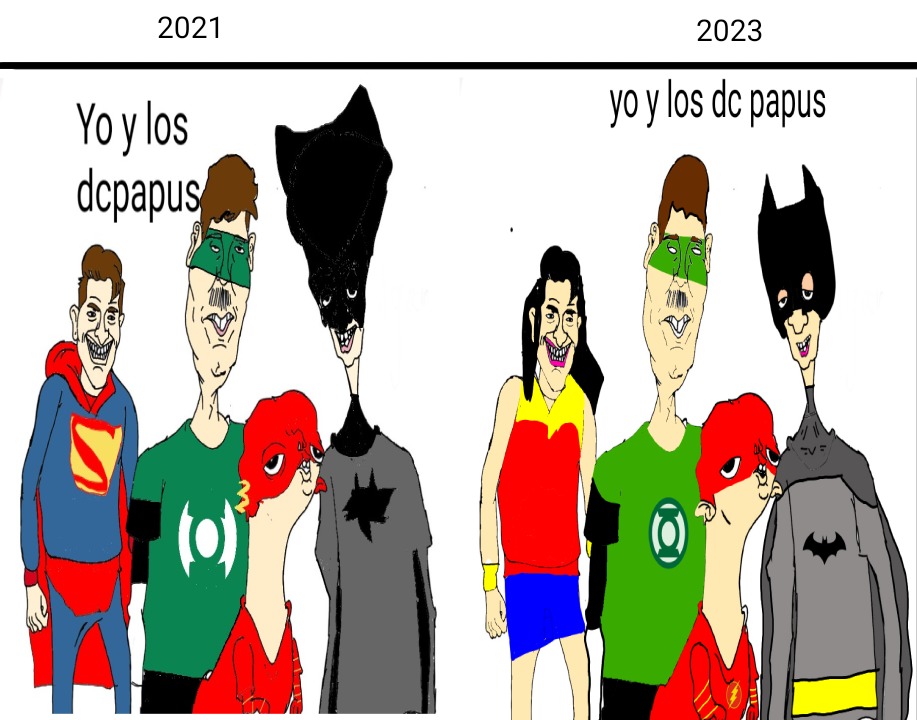 Mis dos versiones,2021 vs 2023 - meme