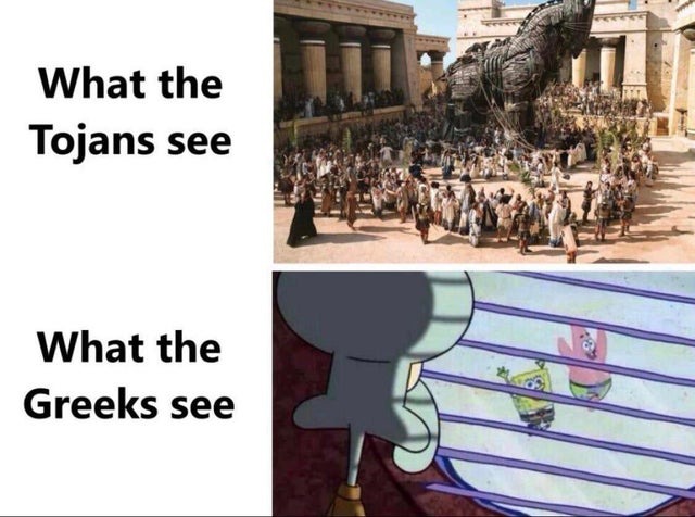 Trojans and Greeks - meme
