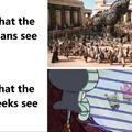 Trojans and Greeks