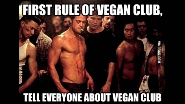 Vegan club - meme