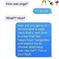 Yoga vs Tequilas