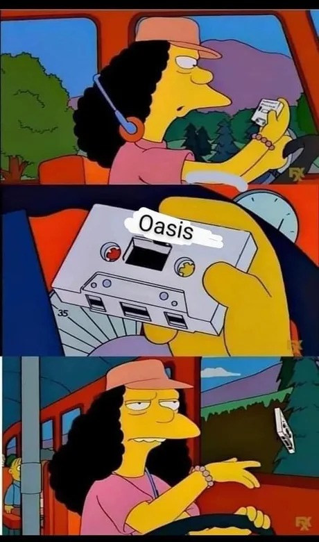 Meme de la reunion de Oasis