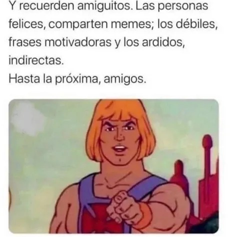 Hasta la próxima amigos - meme
