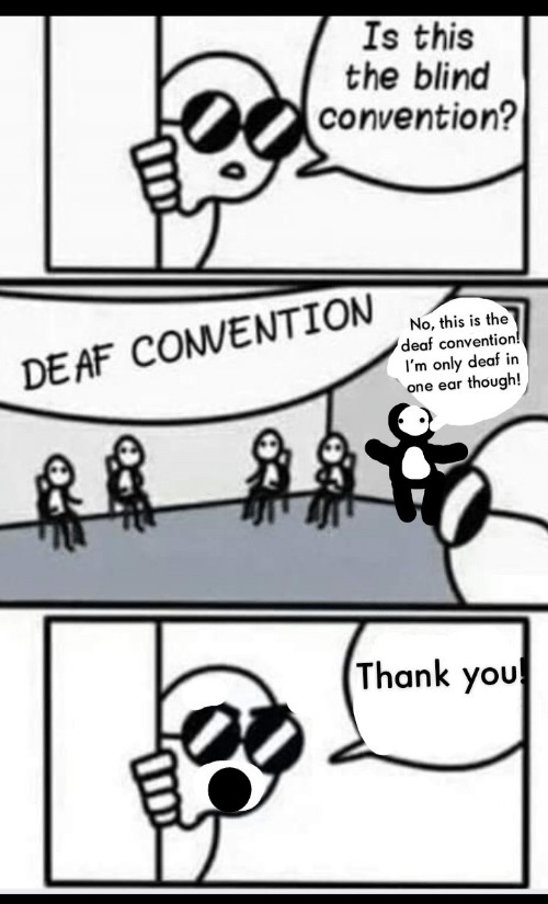 Deaf convention - meme