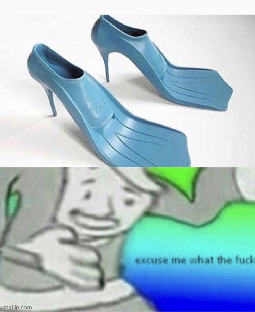 Cursed shoes - meme