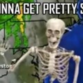 Spooky weather today