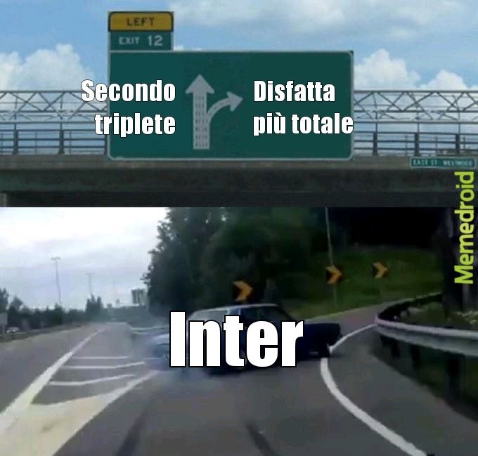 Inter bologna 0-1 e milan inter 3-0 - meme