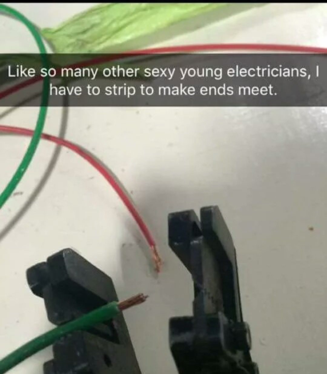 Any of us would be strippers for the right price. - meme