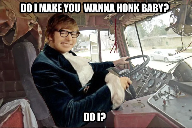Do I make you wanna honk baby? - meme