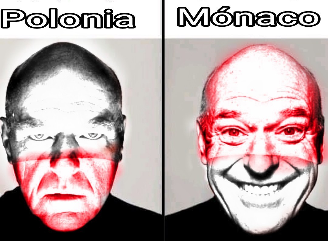 Polonia :( Monaco:D - meme