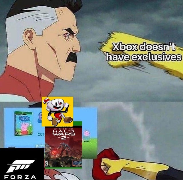 Xbox exclusives - meme