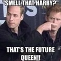 It's the Queen's gush...