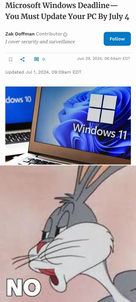 Windows 11 update - meme