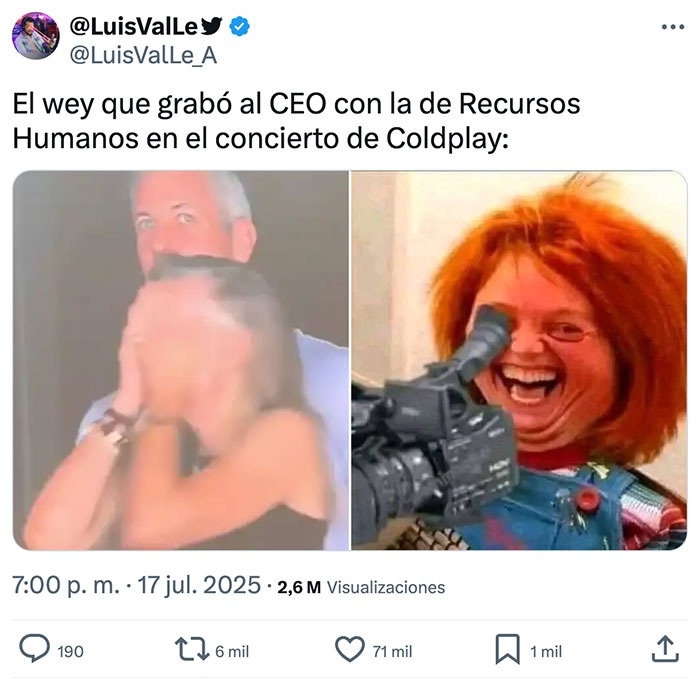 CEO grabado en plena fiesta - meme