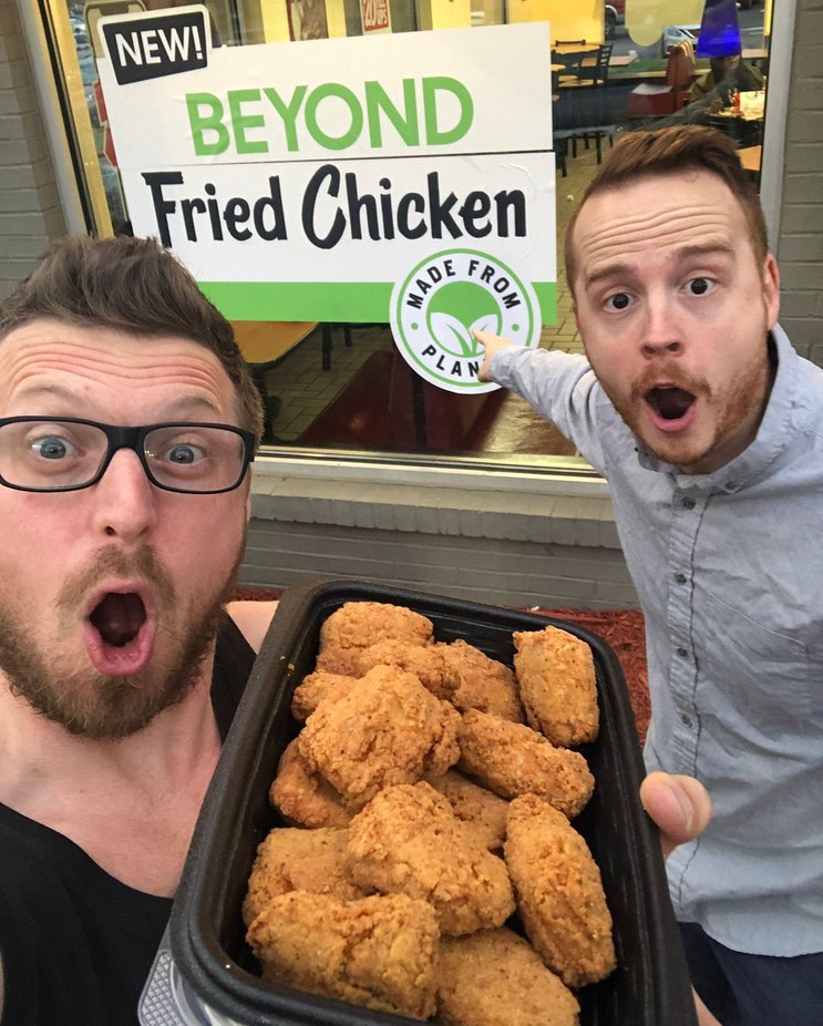 Fake original sauce with fake chicken - meme